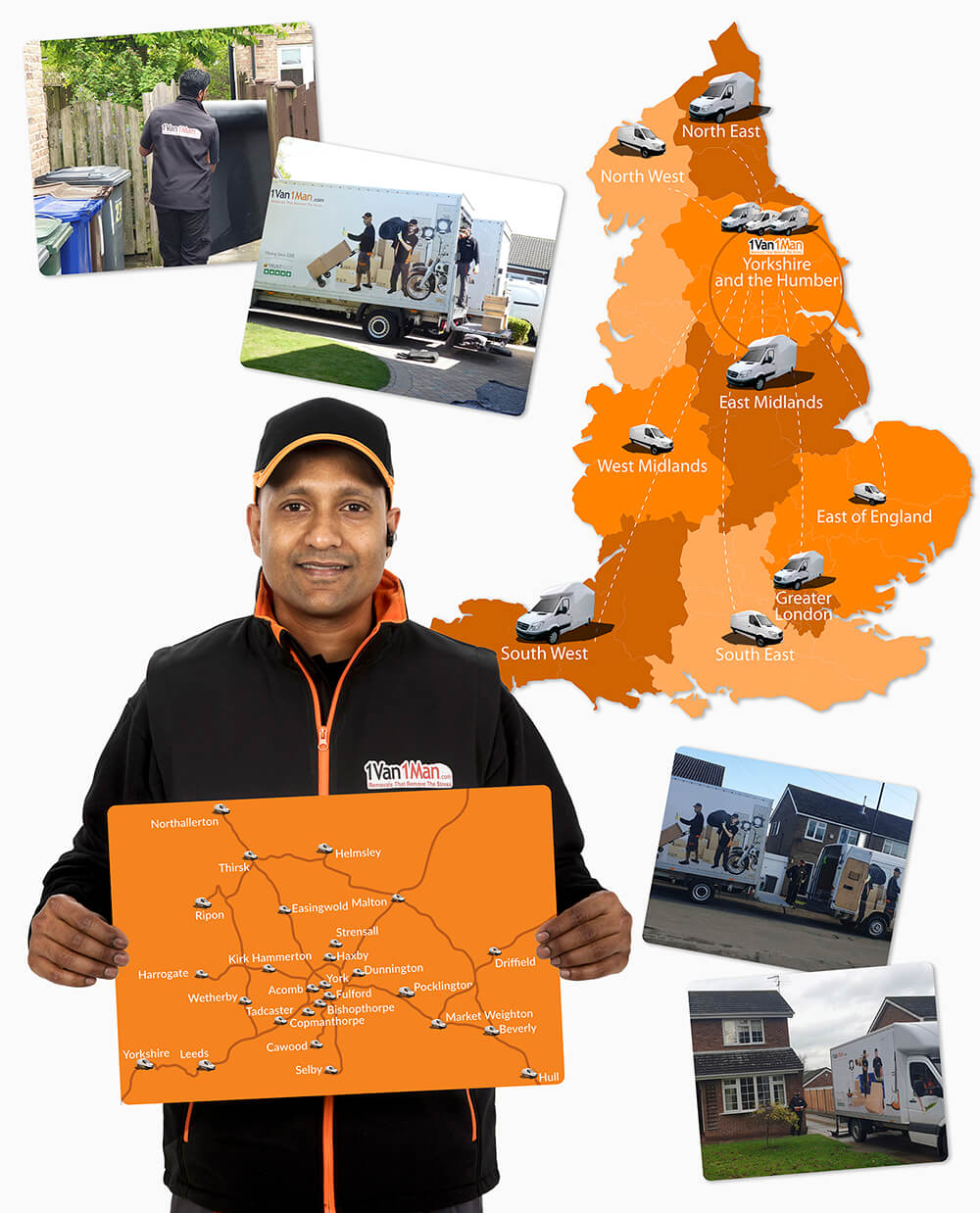 Our Removals Company Helping You Move 1 Van 1 Man