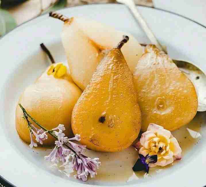 Air Fryer Baked Pears One World Cafe