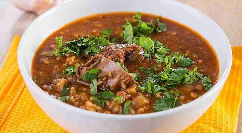 Kharcho Beef Soup One World Cafe