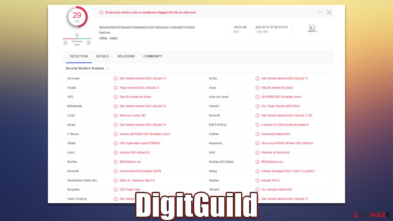 Remove DigitGuild Mac virus (Free Guide)