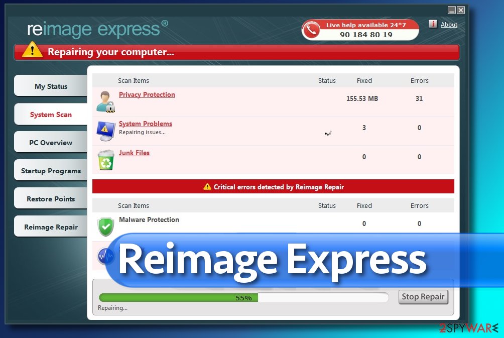 Remove Reimage Express (Improved Guide) Dec 2017 update