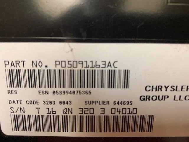 Yet another wanting radio anti theft code. | Chrysler 200 Forum