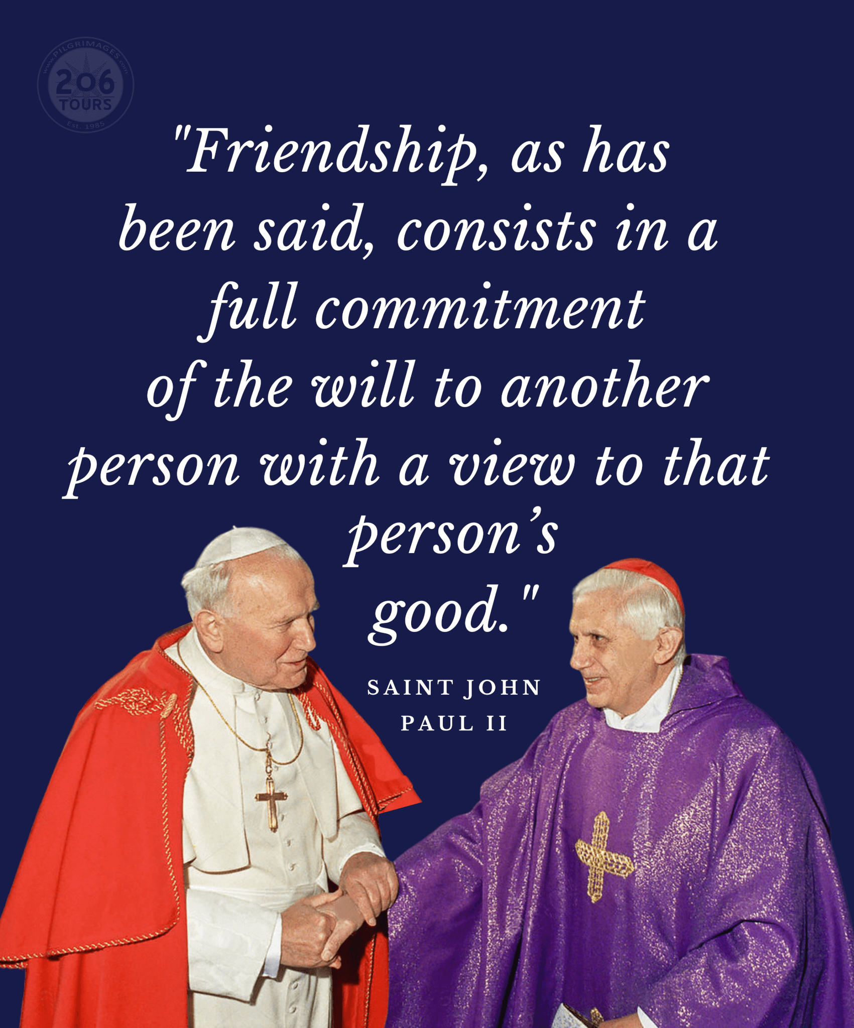 Feast of St. John Paul II Pilgrimages with 206 Tours