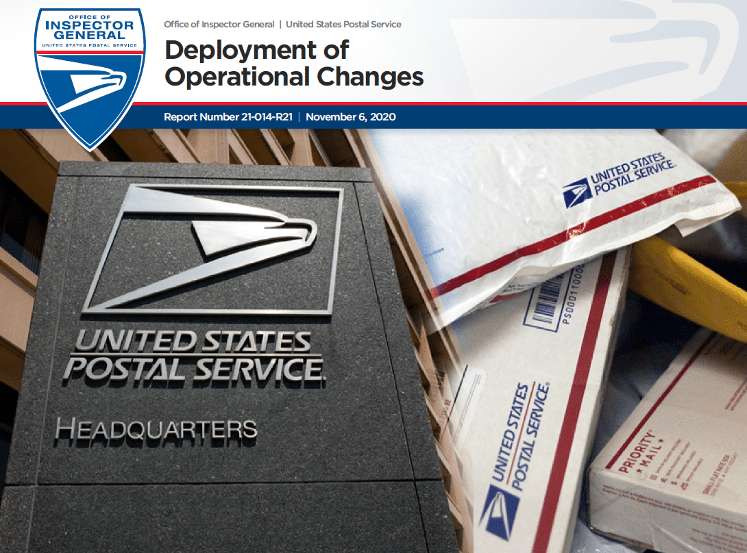 USPS OIG Report Deployment of Operational Changes 21st Century