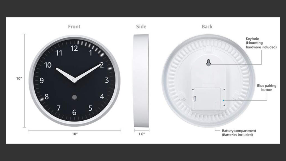 Amazon Echo Wall Clock Tech review 24zero