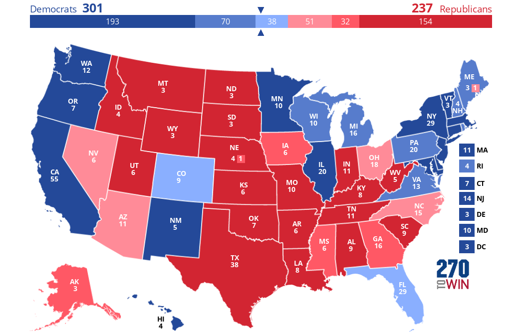2020 Presidential Election Interactive Map