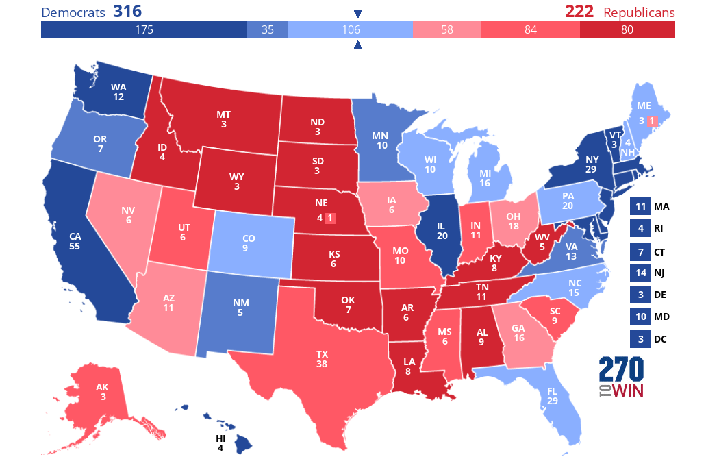 Presidential Interactive Map 2020 2024 Presidential Election Interactive Map