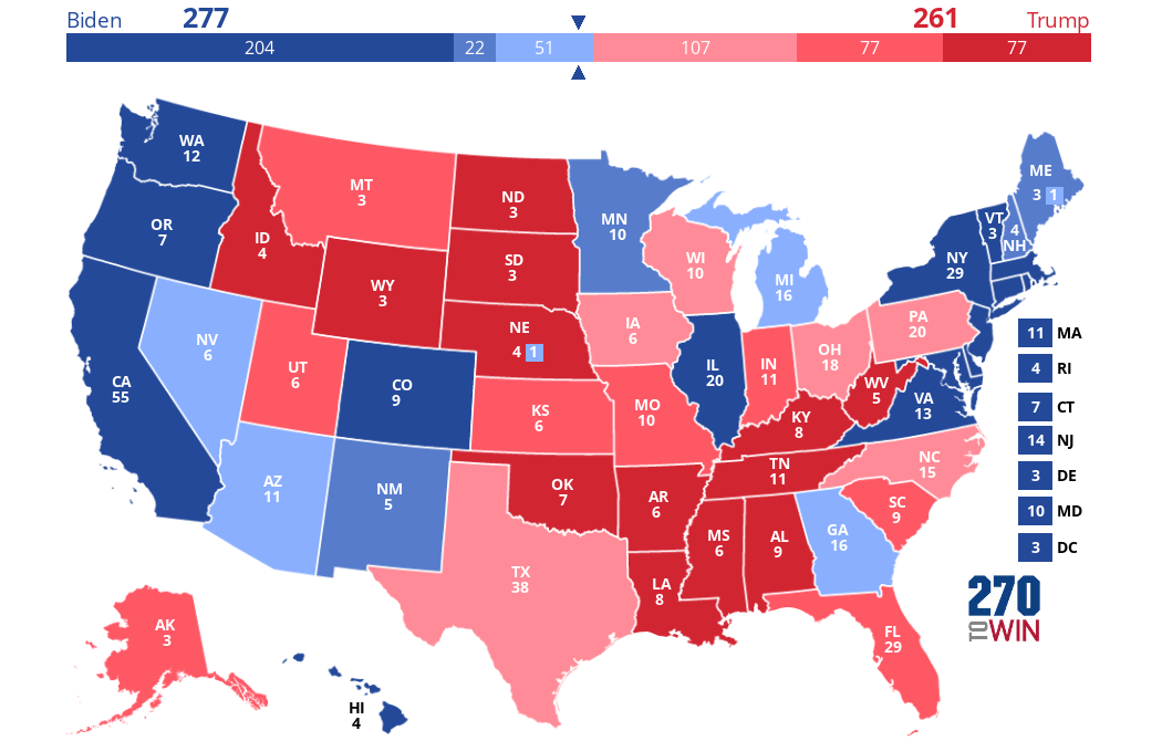 Presidential Interactive Map 2020 2020 Presidential Election Interactive Map