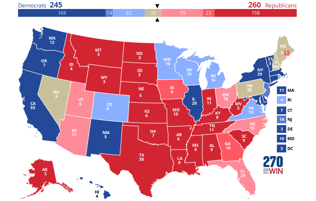 Presidential Interactive Map 2020 2020 Presidential Election Interactive Map