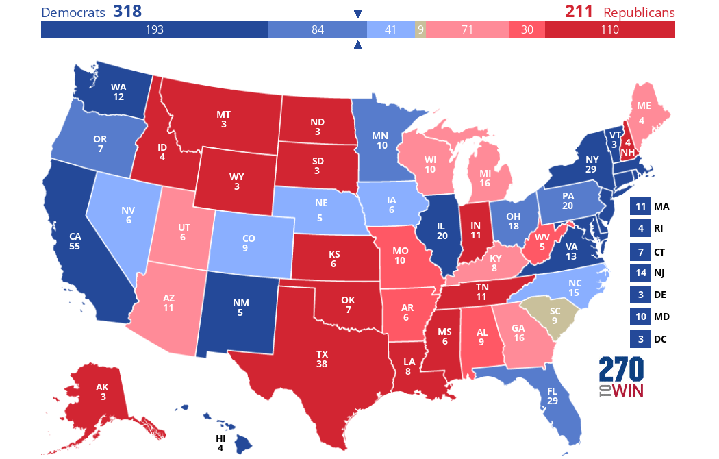 2020 Presidential Election Interactive Map