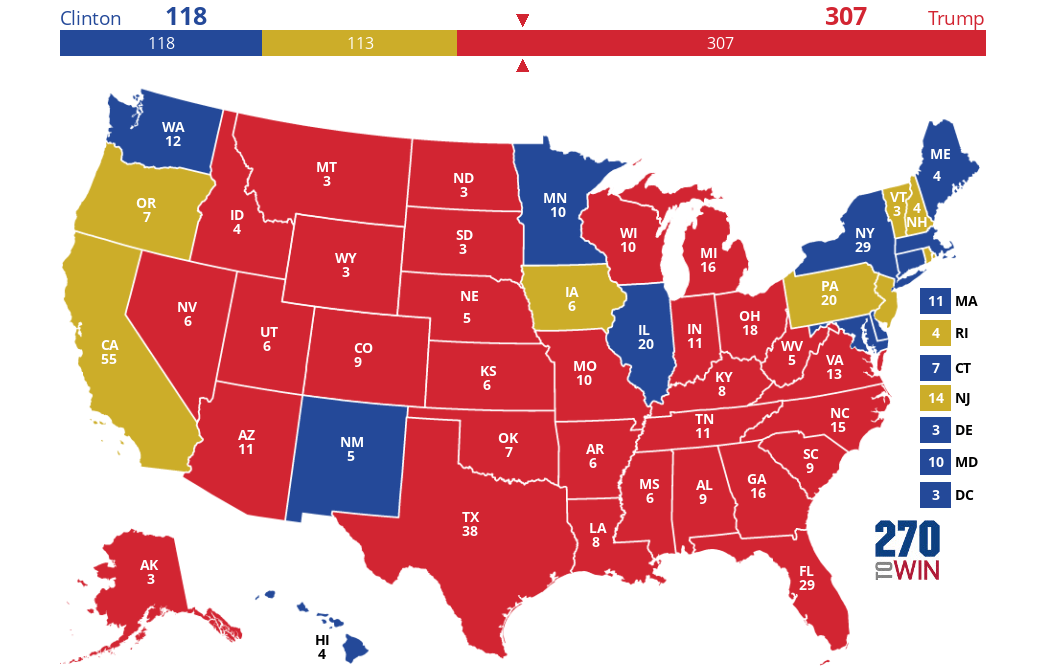 Interactive Presidential Map 2020 2020 Presidential Election Interactive Map