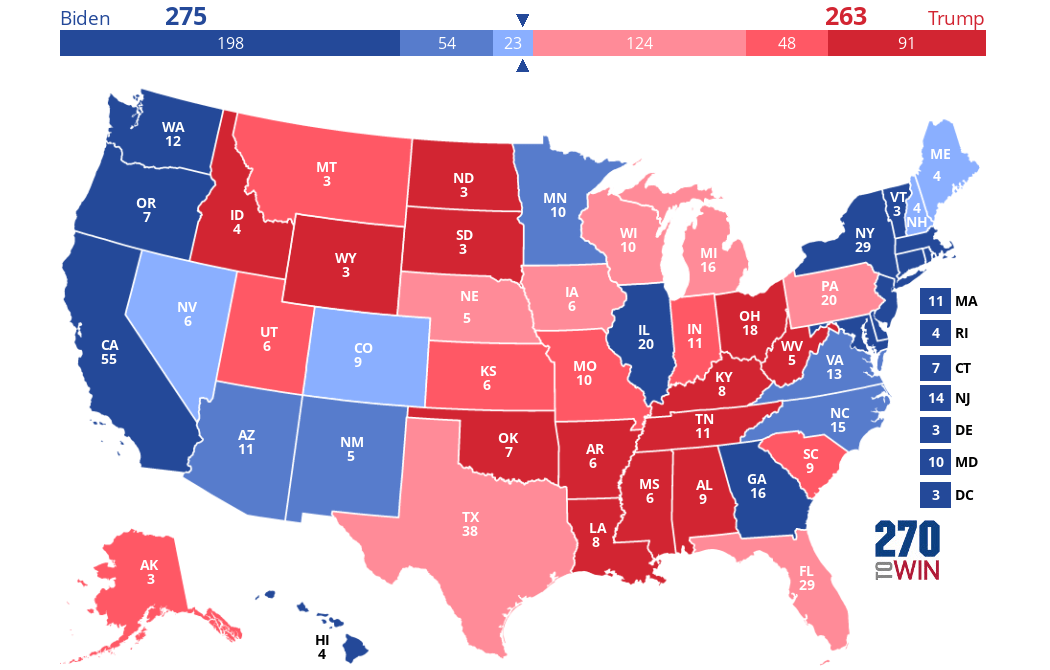 2024 Presidential Election Interactive Map
