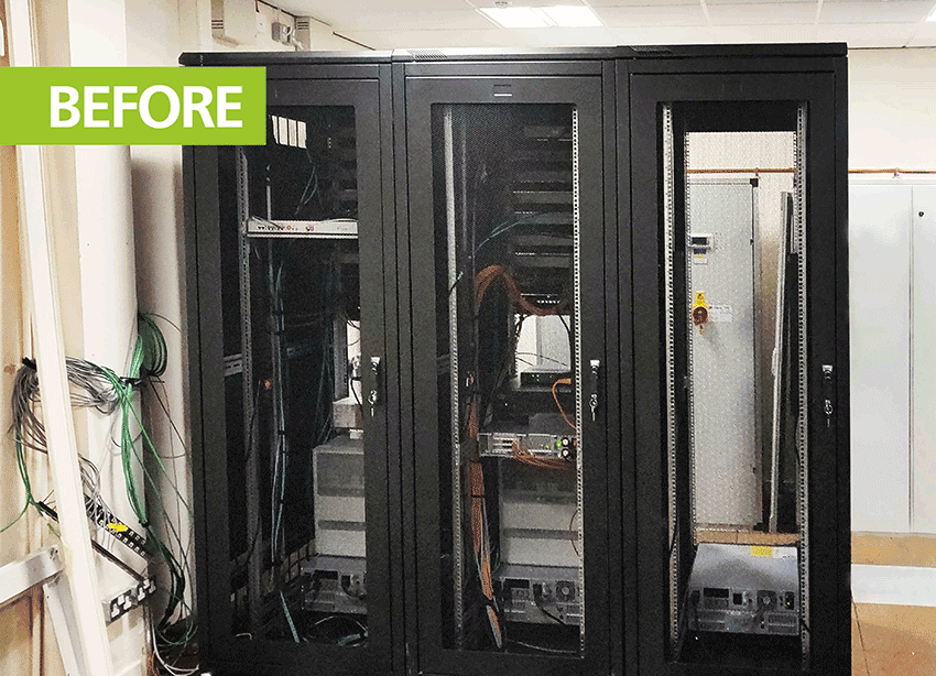 Refurbishment and upgrade of server rooms 2bm