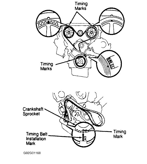 1989 Toyota Camry Time Belt: Replaced Water Pump and Timing Belt