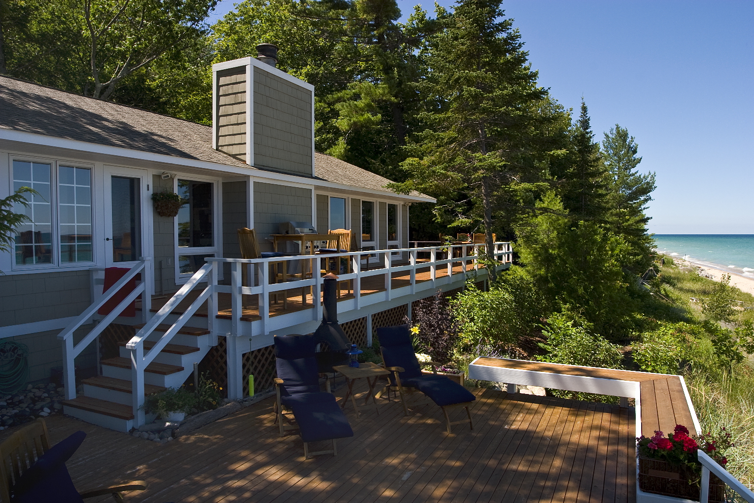 Lake Michigan Home in Crystal Downs