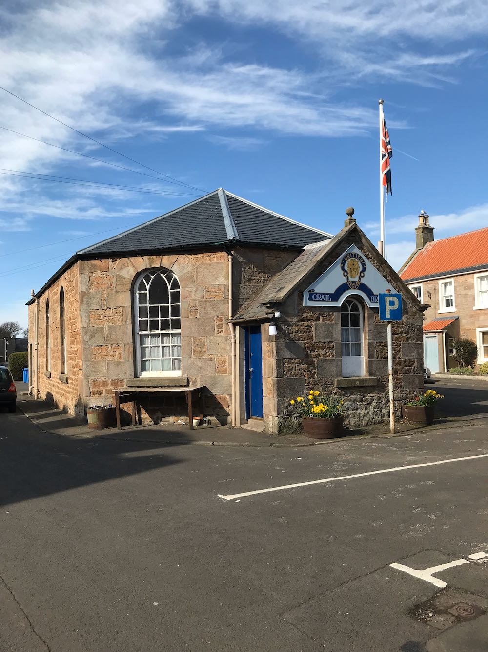 McKinnon's School now The Legion Hall Sandcastle Cottage, Crail