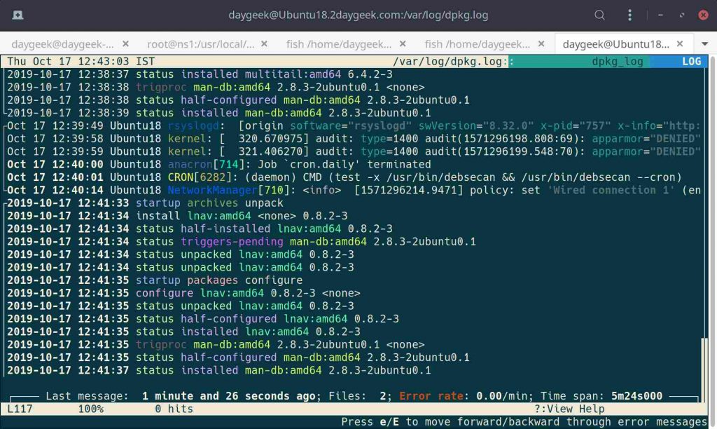 6 Ways to View or Monitor Linux Log Files in RealTime 2DayGeek