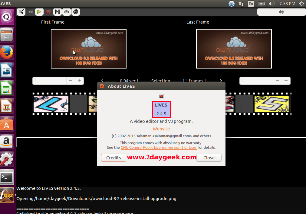LiVES 2.6.0 (Video Editor) Released with Minor GUI improvements 2DayGeek