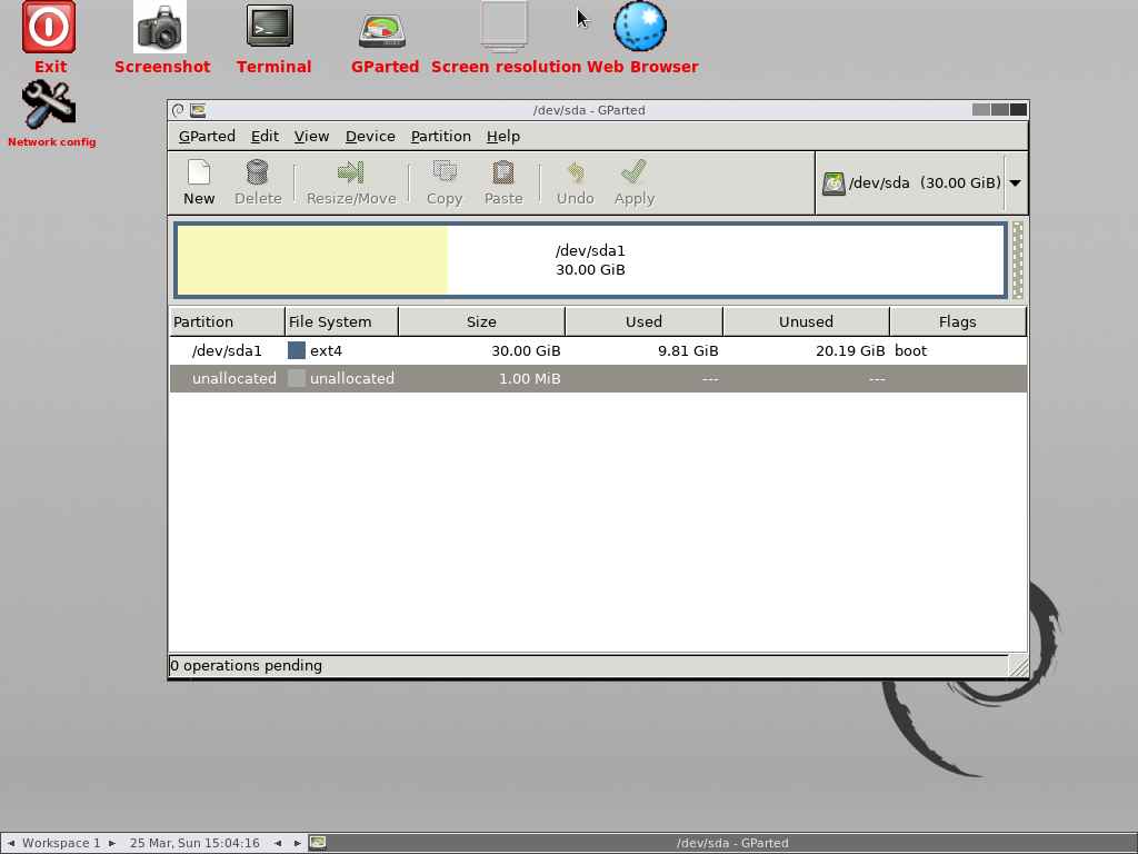 howtoresizeactiveprimaryrootpartitioninlinuxusinggparted