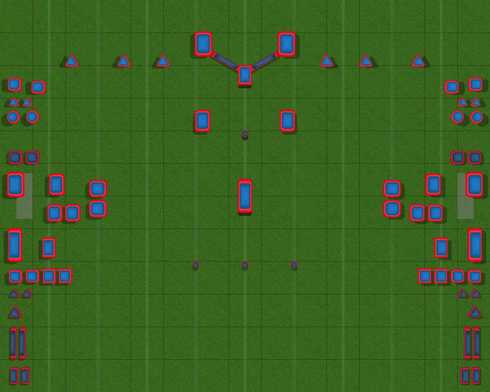 2D Paintball Field NXL Bunker Set Cleared