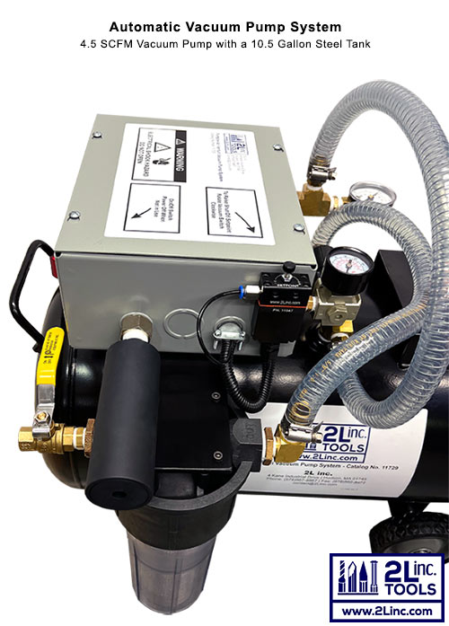 Portable Automatic Vacuum Pump System, Auto On/Off 2L Inc.