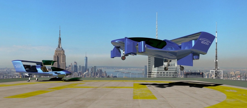 Jetoptera flying car's unique propulsion system is turning the air