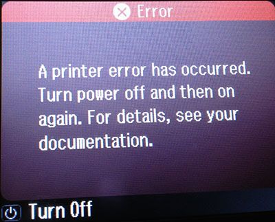 Epson wf 2540 printer error message - lostnaxre