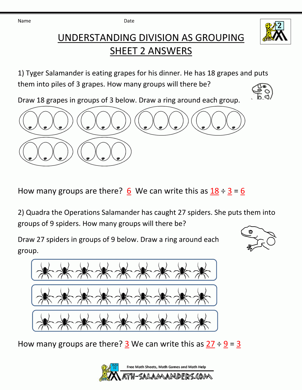 2nd Grade Math Grouping Worksheets 2nd Grade Math Worksheets