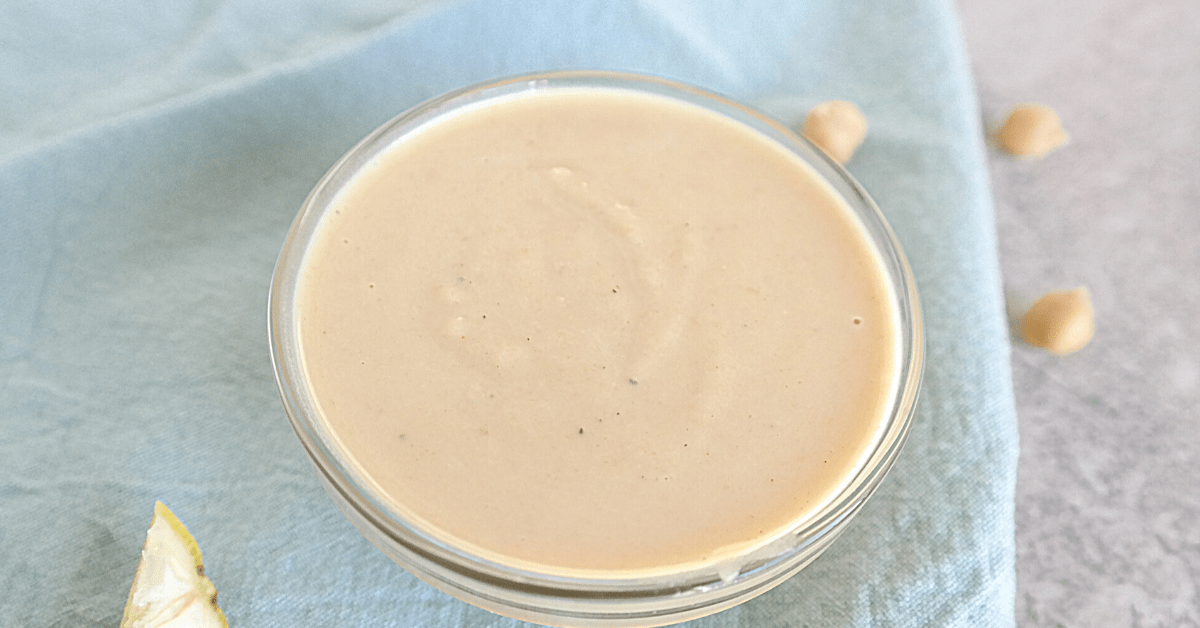 Creamy Hummus Dressing from Scratch (Vegan, Oil Free) Weight Loss For
