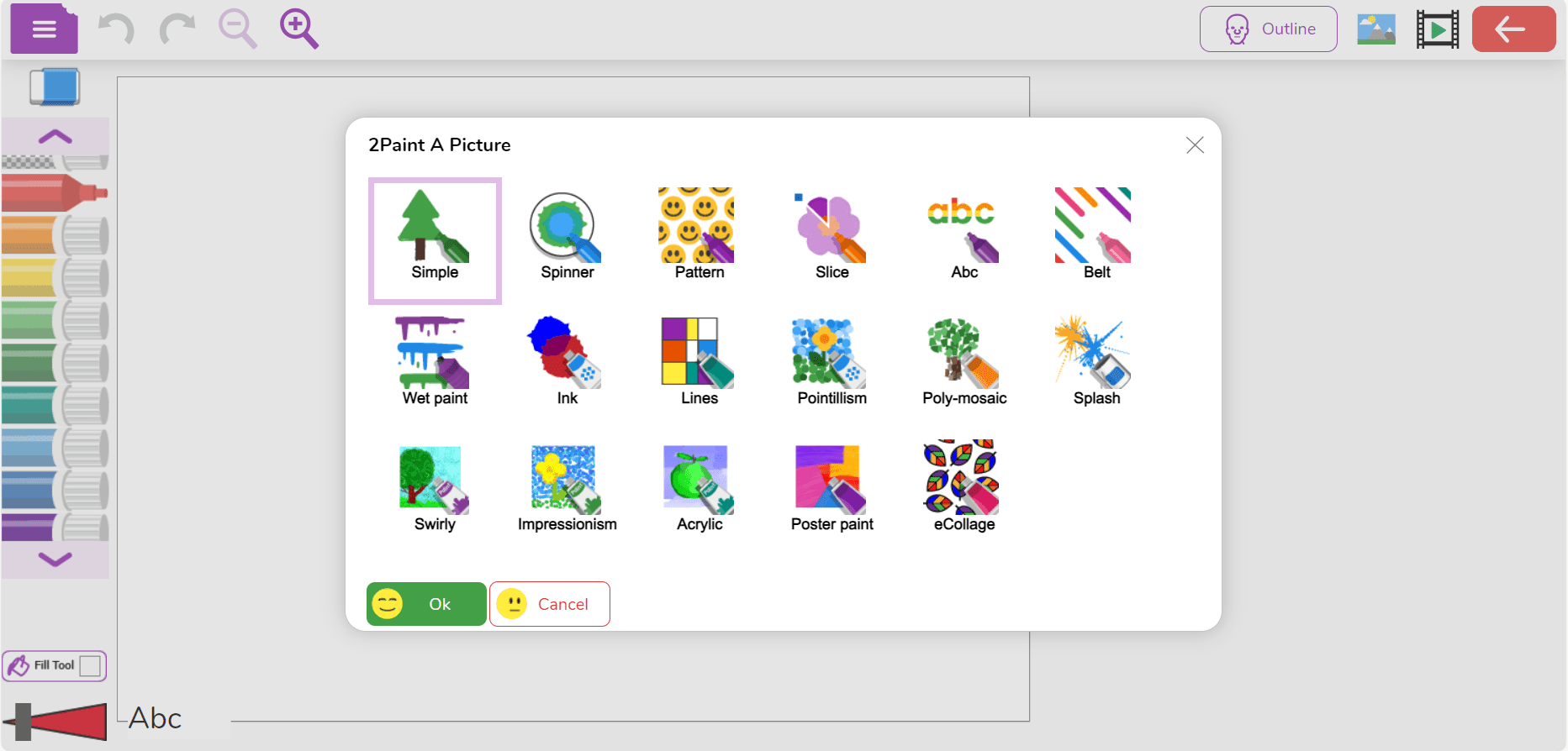 Mash of the Month for November 2Paint a Picture Purple Mash by