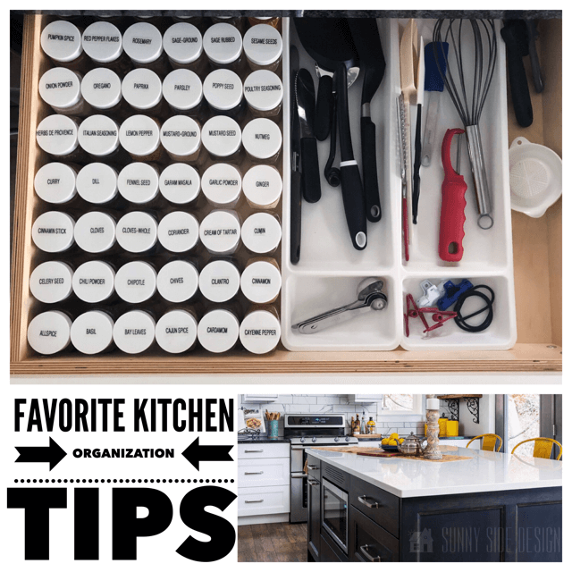 Favorite Kitchen Organization Tips Sunny Side Design