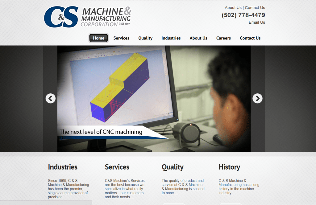 C & S Machine 301 Interactive Marketing