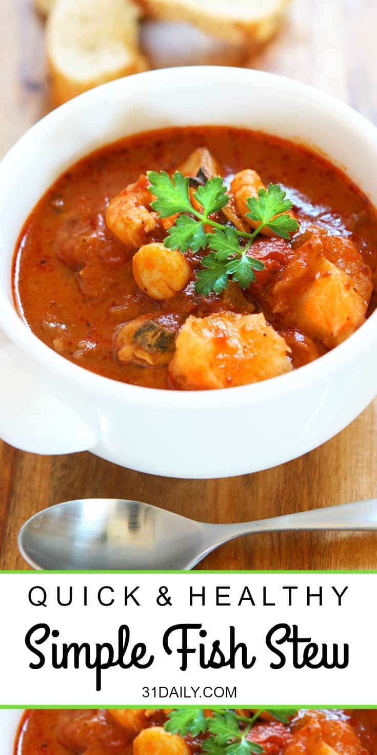 Quick, Healthy and Simple Fish Stew 31 Daily