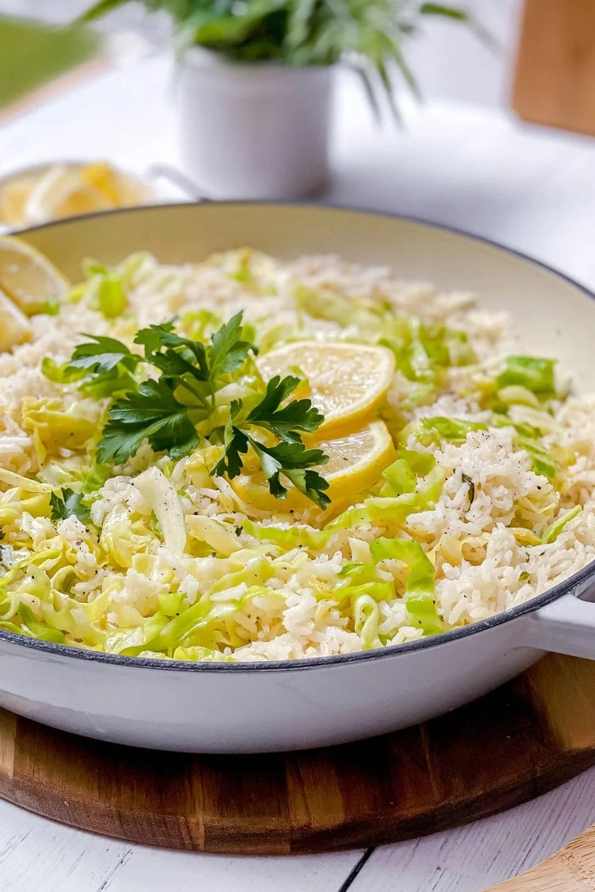 Mediterranean Lemon Rice and Cabbage 31 Daily