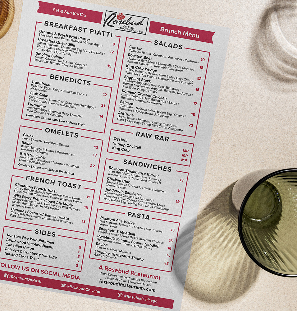 Rosebud Restaurants 32 Creative