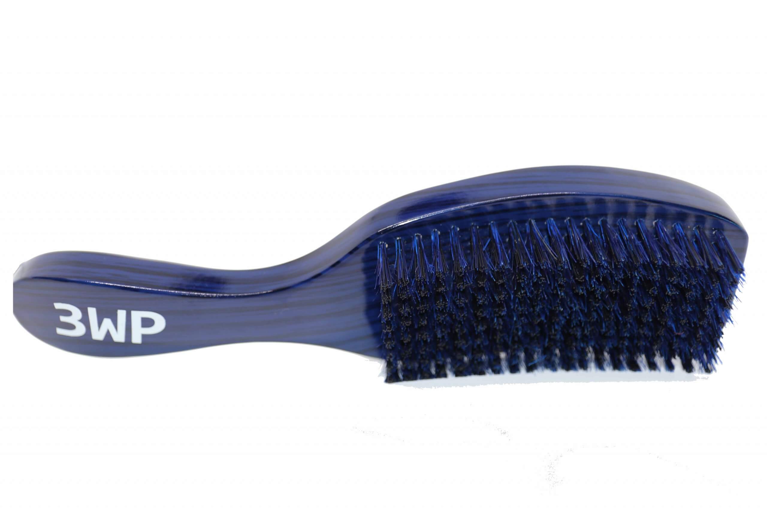 3WP Blue Sline Medium Wave Brush (Blue Bristles Handle) 360WaveProcess