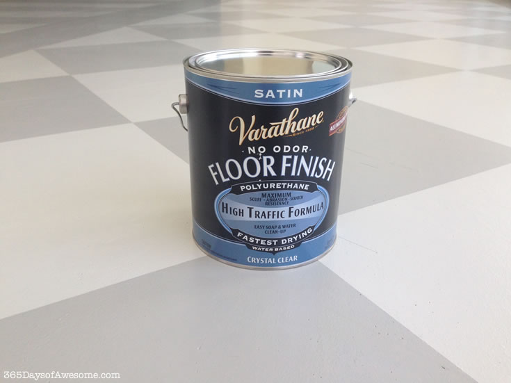 My Hand Painted Checkered Floors 365 Days of Awesome