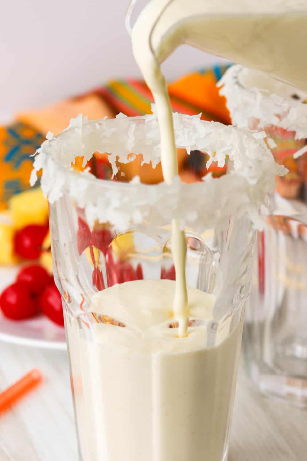 Pina Colada Milkshakes {Virgin, too!} 365 Days of Baking and More