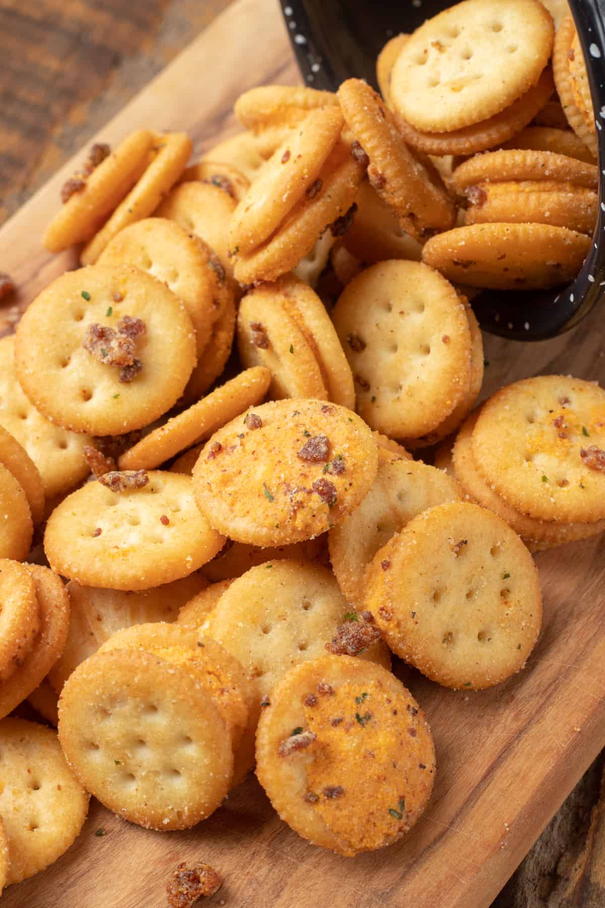 Easy Bacon Ranch Crackers {Ritz Bits} 365 Days of Baking