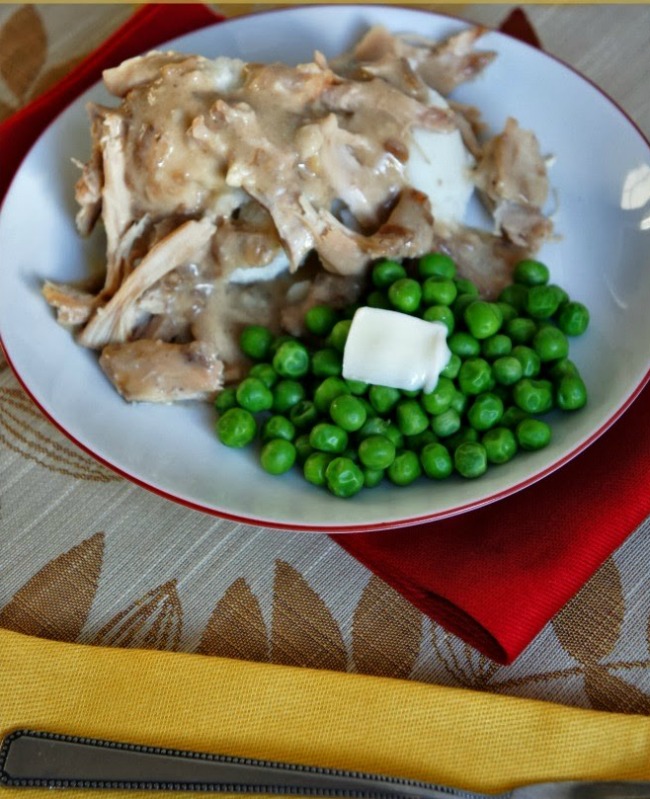 Creamy Crockpot Chicken Thighs With Mushrooms - The Shortcut Kitchen Recipe For 3-Ingredient Slow Cooker Chicken And Gravy - 365 Days Of Slow Cooking And Pressure Cooking