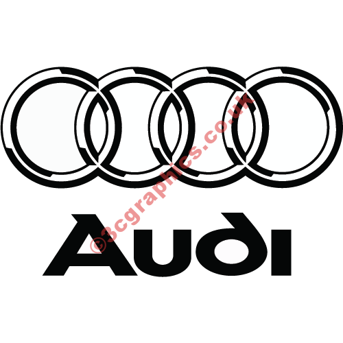 Audi Vinyl Sticker 3CGraphics