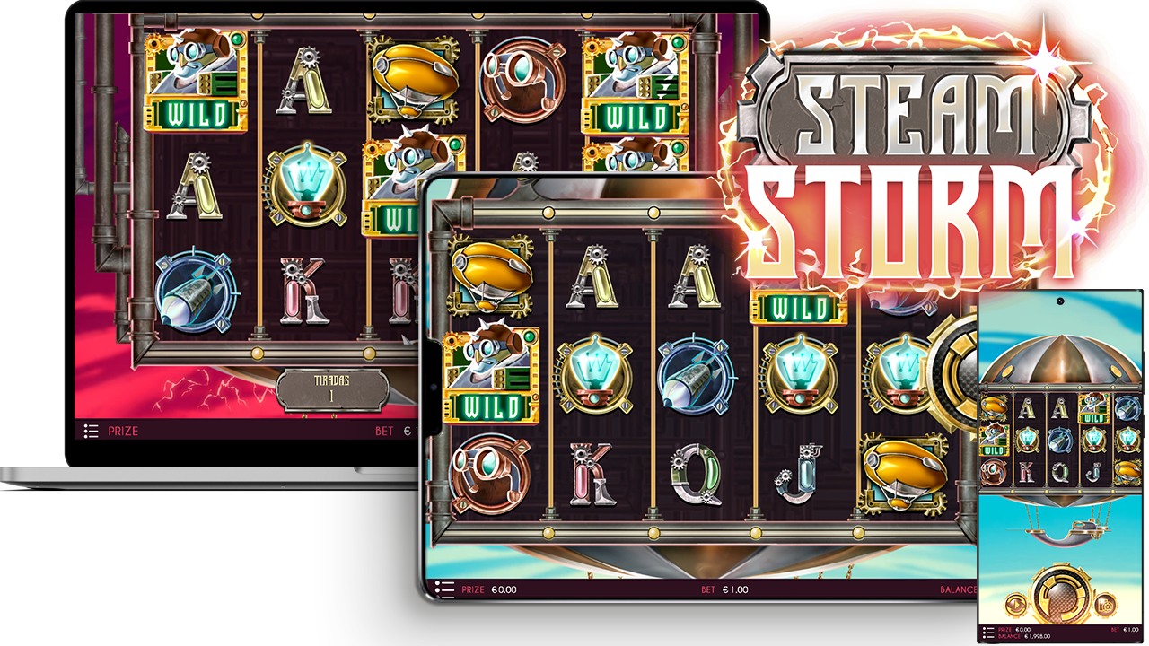 SteamStorm slot game by Triple Cherry