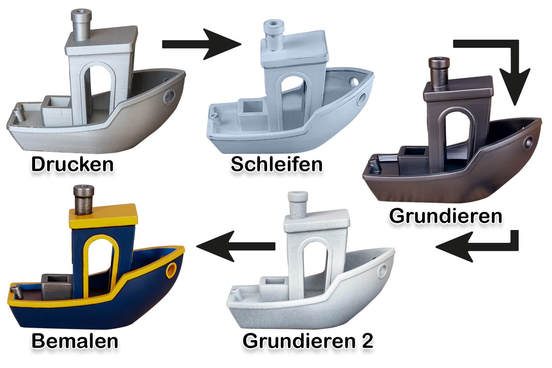 3DDruckModelle vorbereiten und bemalen (Video) Tutorial Teil 3