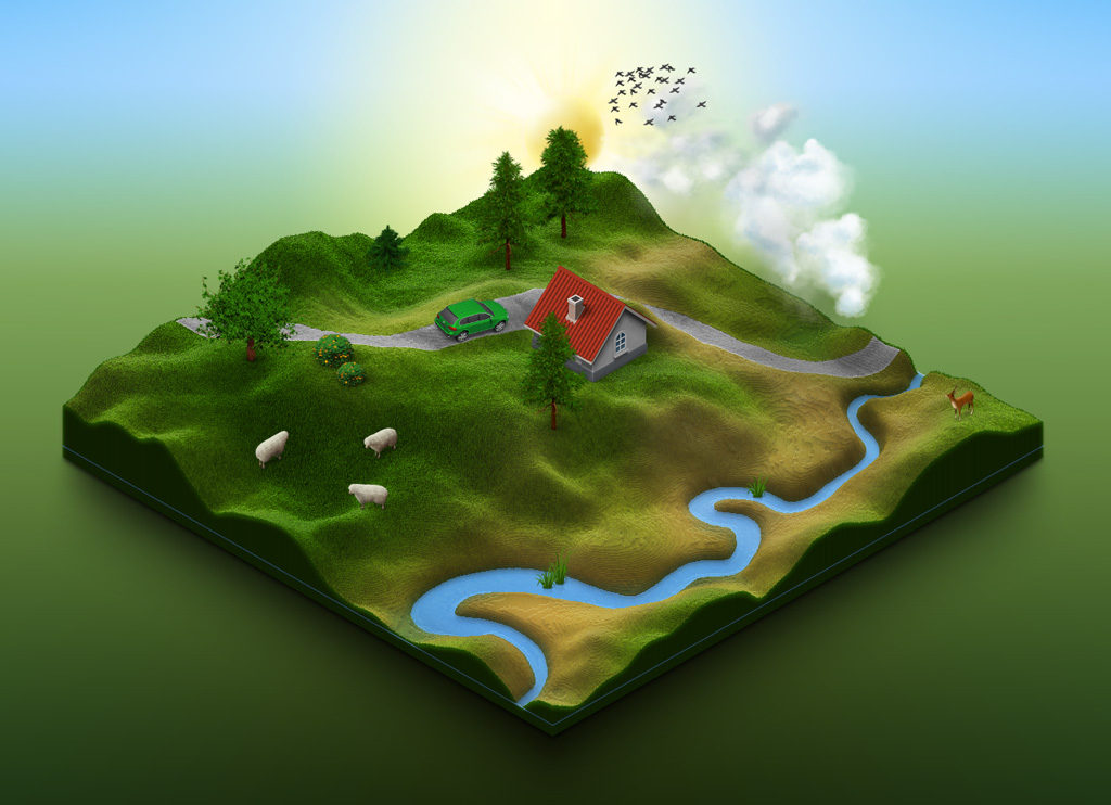 3D Map Generator Terrain Examples