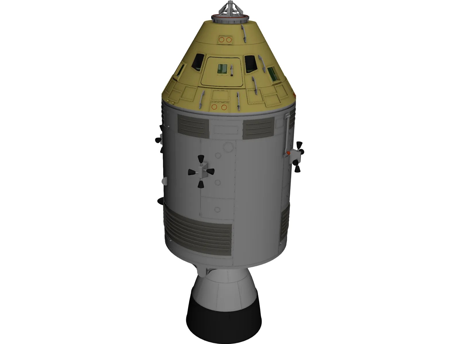 Apollo Spacecraft 3D Model 3DCADBrowser