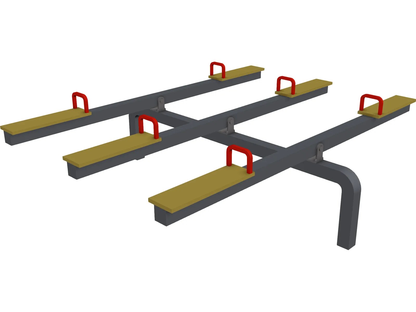 Teeter Totter 3D Model 3DCADBrowser