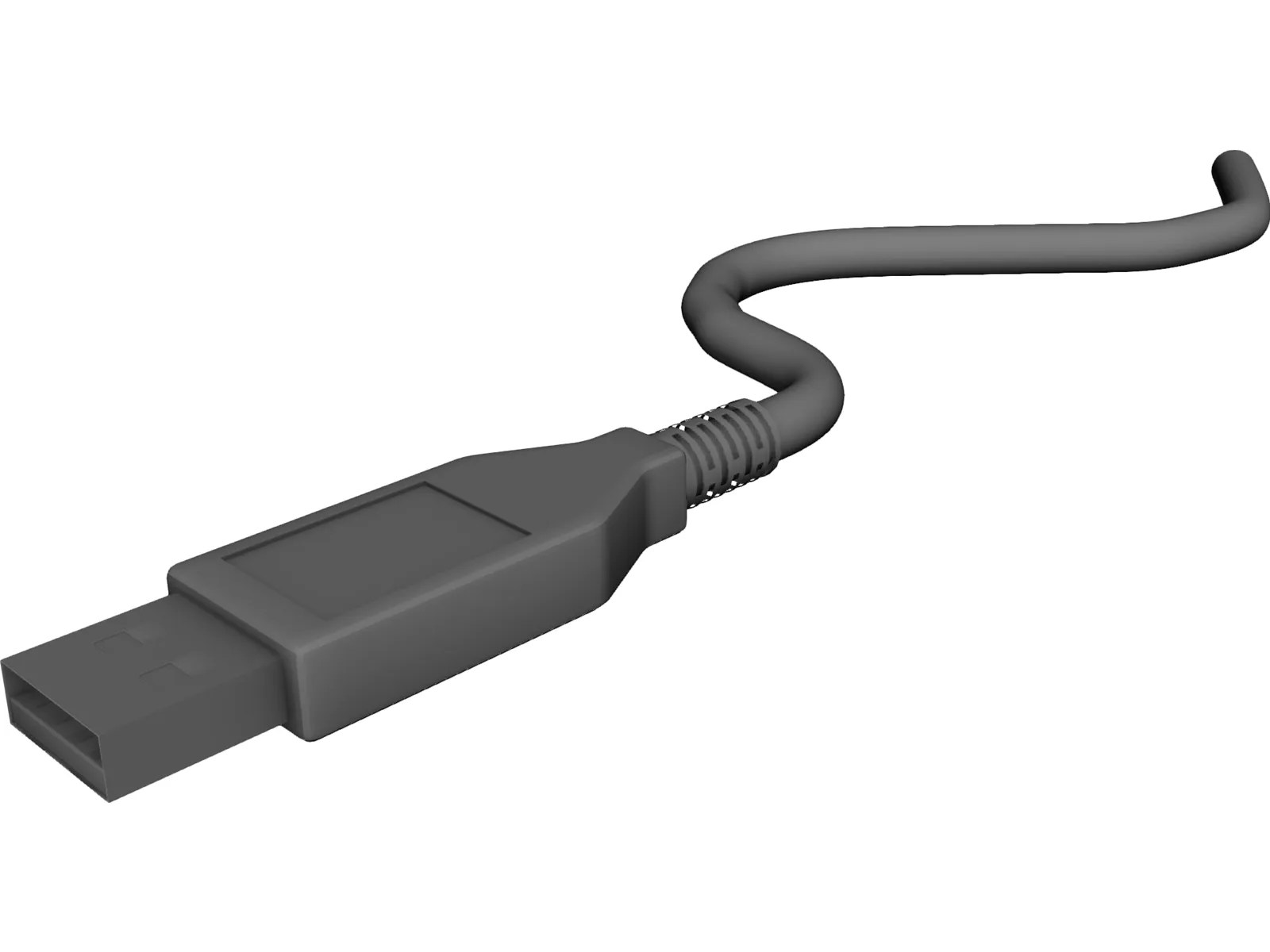 Generic USB Plug 3D Model 3D CAD Browser