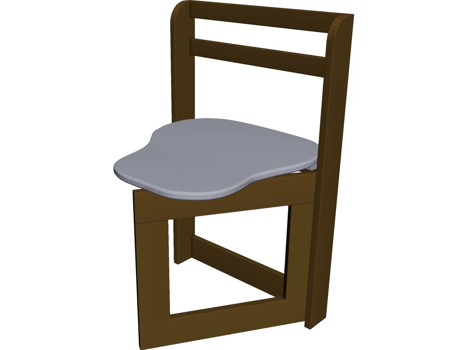 Wooden Folding Chair CAD Model 3D CAD Browser
