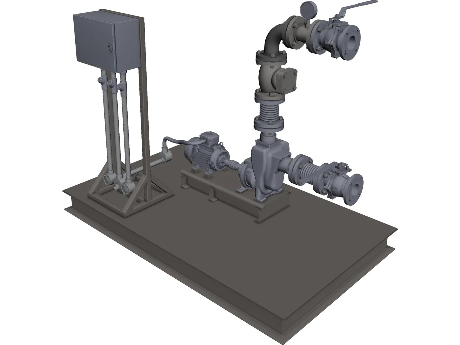 Pump CAD Model 3D CAD Browser