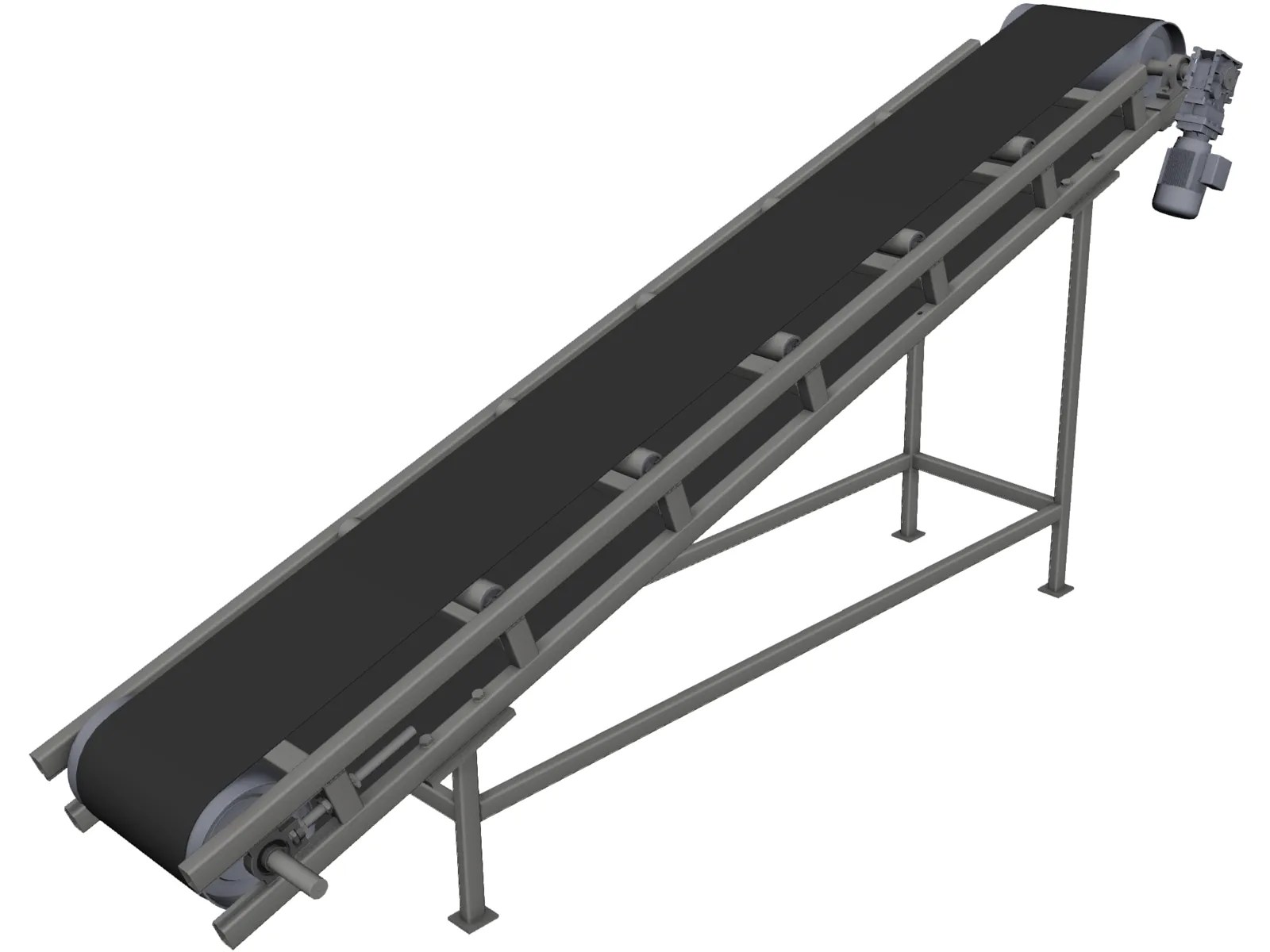 Belt Conveyor 3D CAD Model 3D CAD Browser